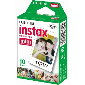 Картридж для моментальной фотографии Fujifilm Instax Mini Glossy Films, 10 фотографий, белая